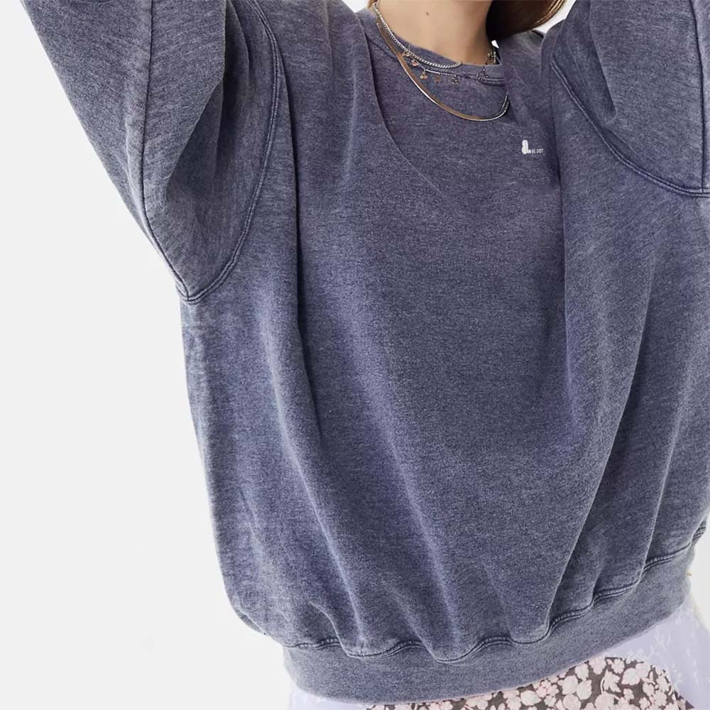 Women Acid Wash Sweatshirt - Image 5