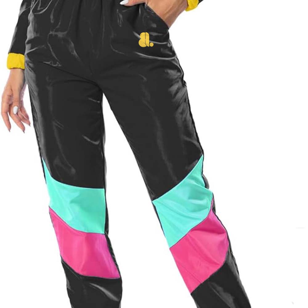 Block Zipper Track Suit Women - Image 5