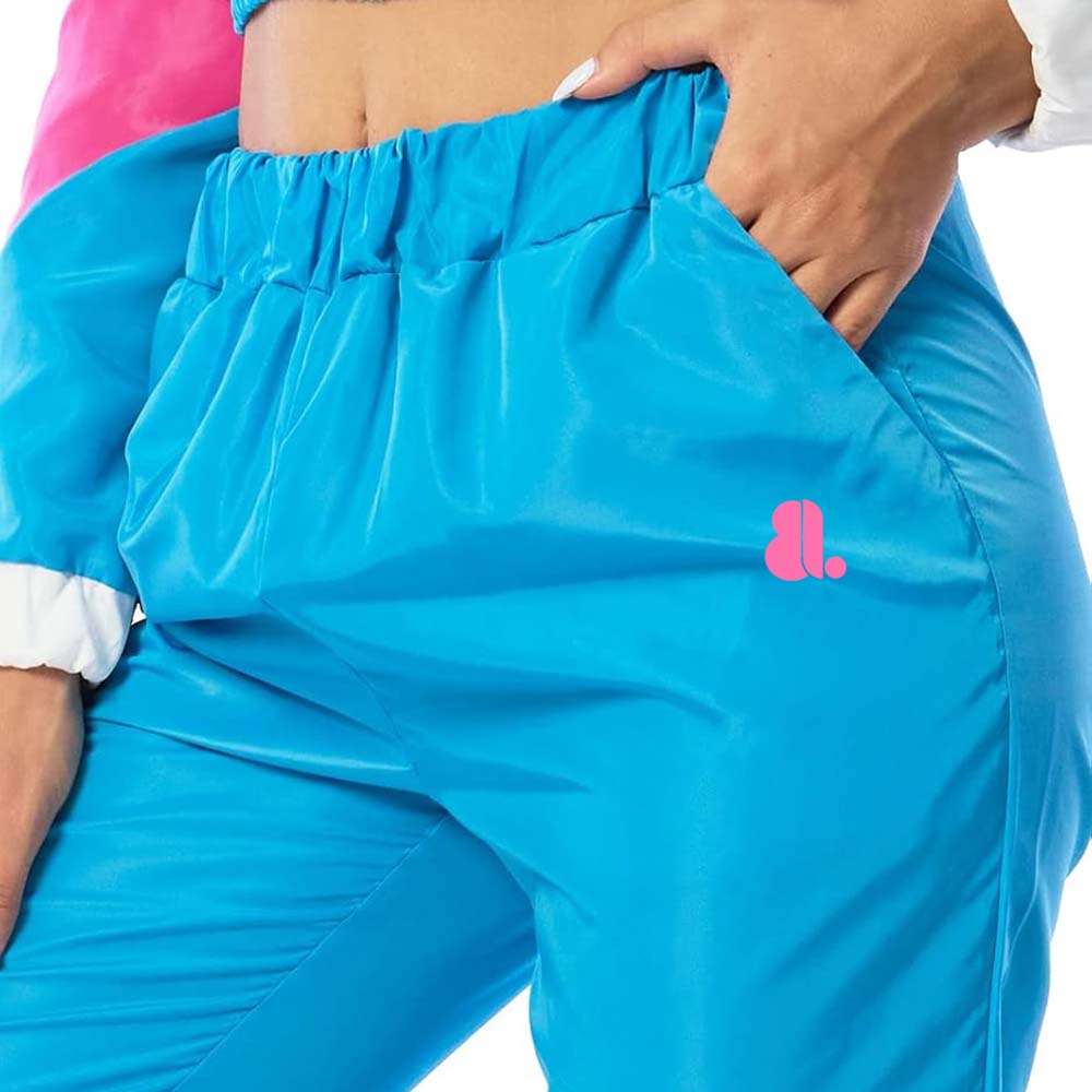 Block Zipper Track Suit Women - Image 5