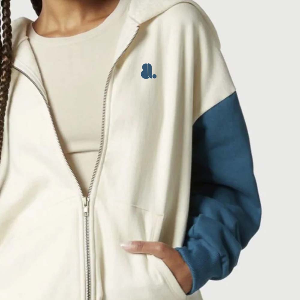 Block Zipper Track Suit Women