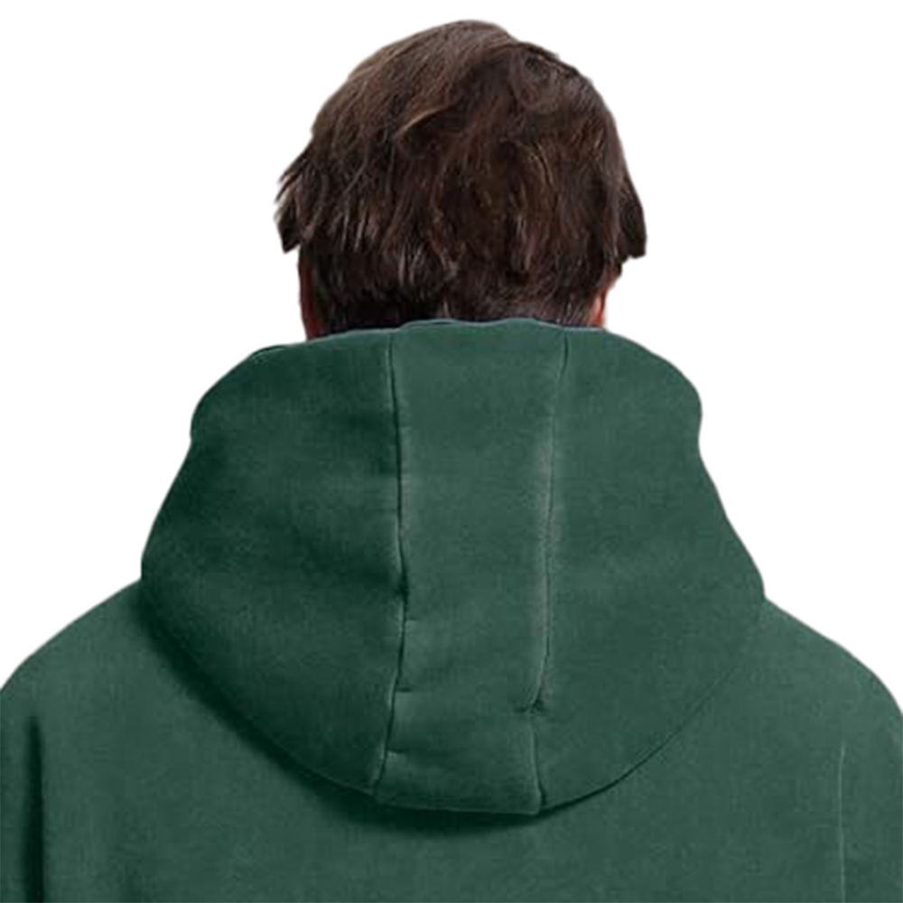 Acid Wash Zipper Hoodie Men - Image 5