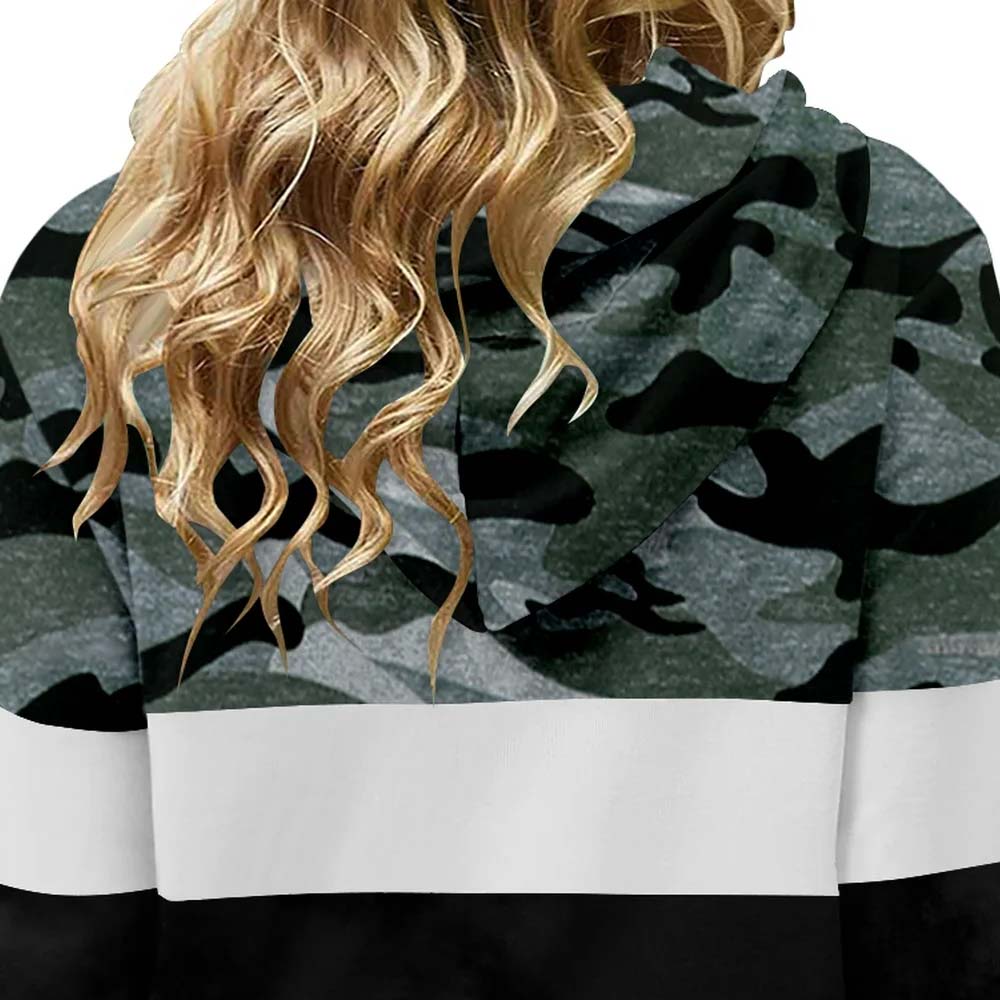 Blok Pull Over Hoodie Women - Image 5