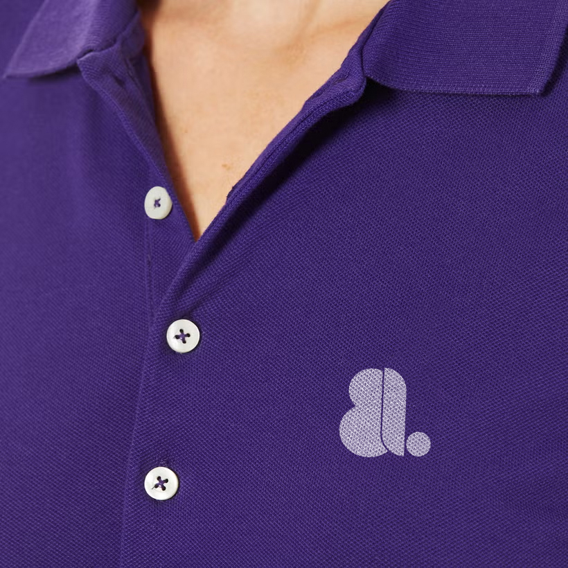 Fashion Cut & Sew Polo Shirt Short Sleeve - Image 5