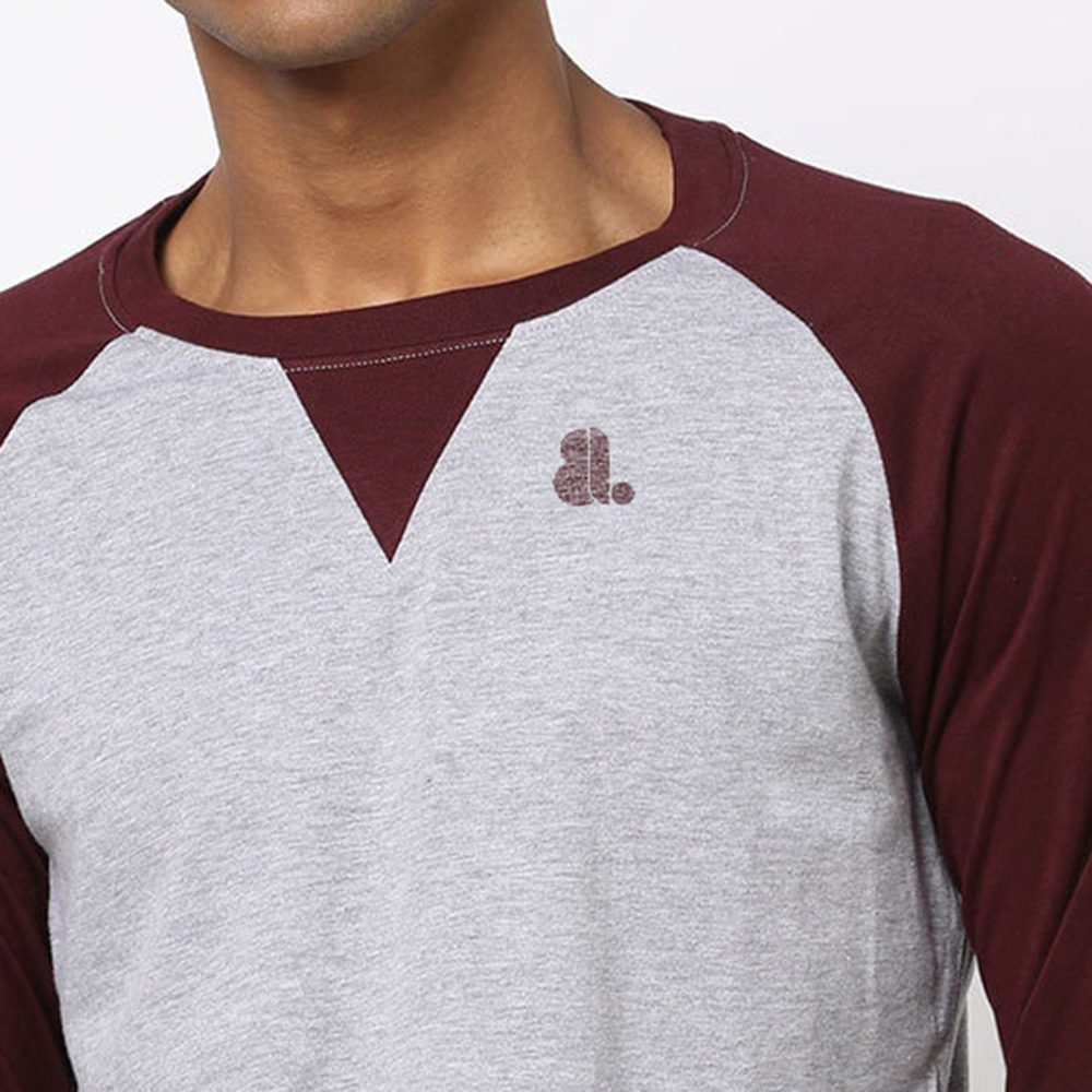 Men Raglan Long Sleeve Tee - Image 4