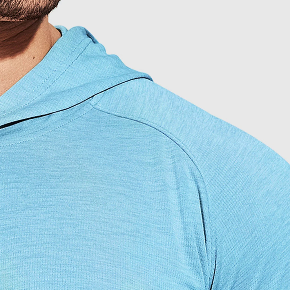 Men Hoodie Long Sleeve Tee - Image 4