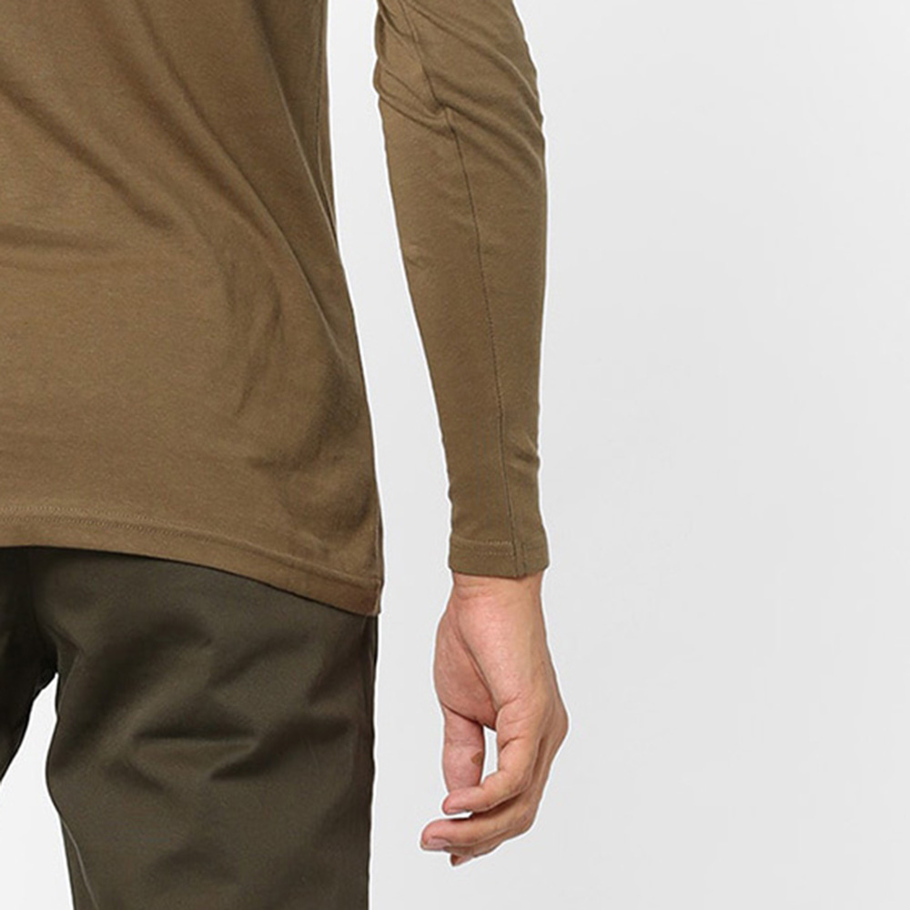 Men Scoop Neck Long Sleeve Tee - Image 6