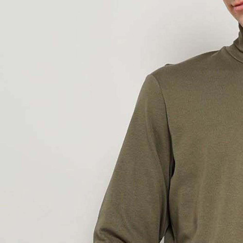 Men Turtle Neck Long Sleeve Tee - Image 6
