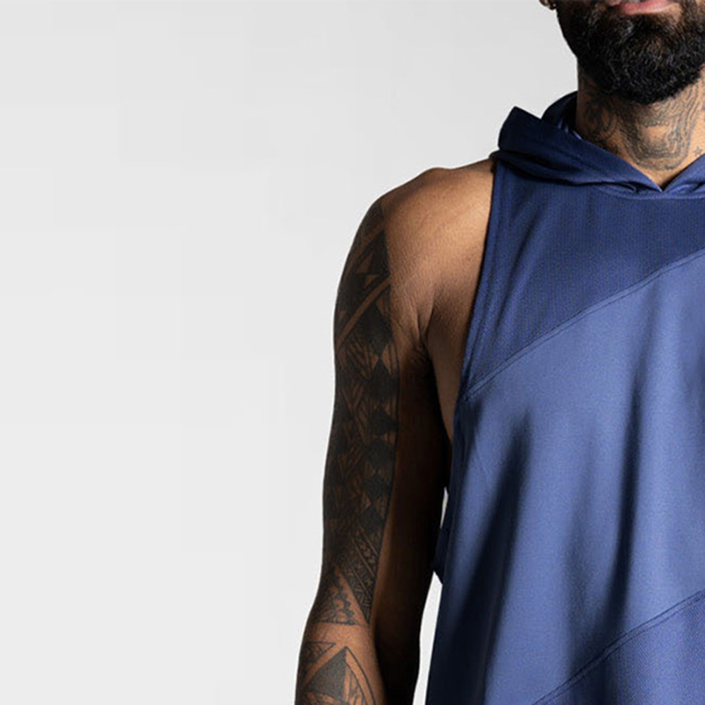Men Hoodie Tank Top - Image 6