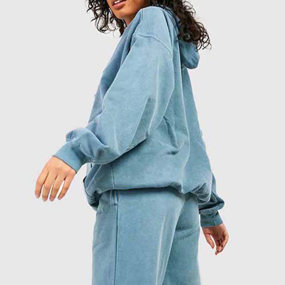 Acid Wash Pull Over Track Suit Women - Image 6