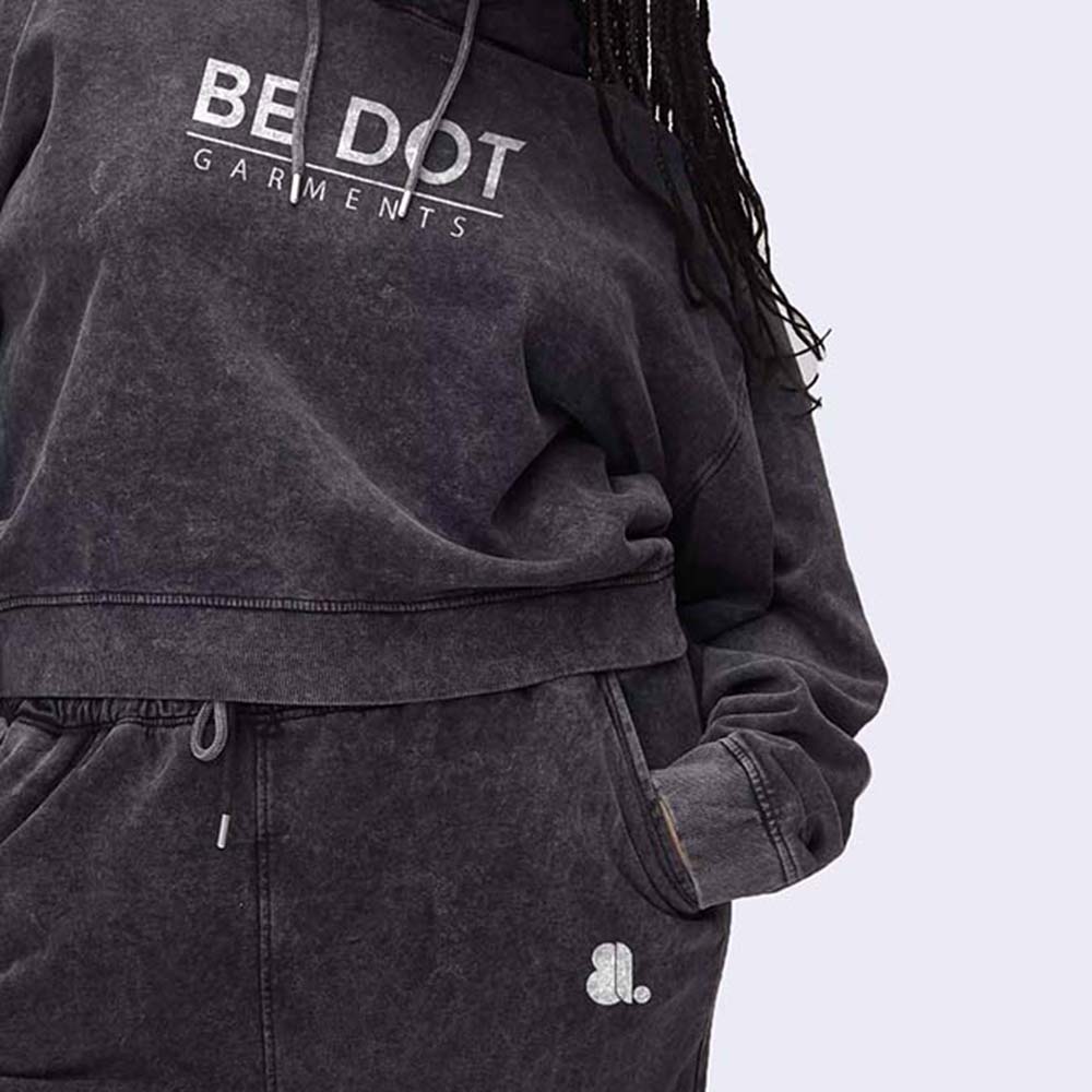 Acid Wash Pull Over Track Suit Women - Image 6