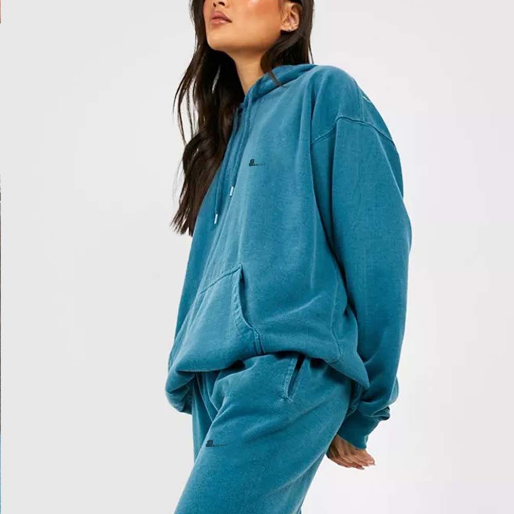 Acid Wash Pull Over Track Suit Women - Image 6