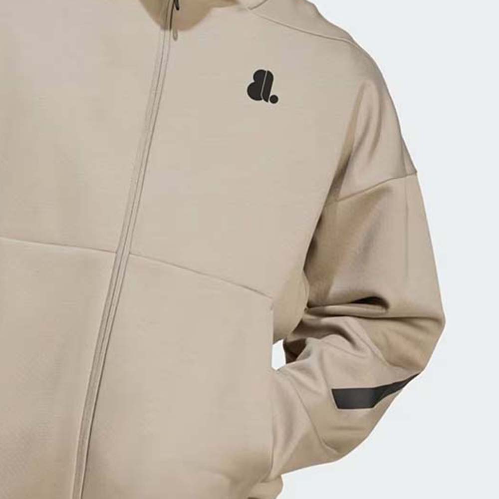 Single Color Zipper Track Suit Men - Image 6