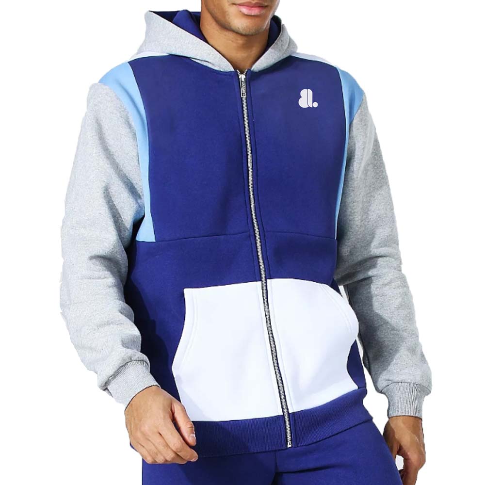 Block Zipper Track Suit Men