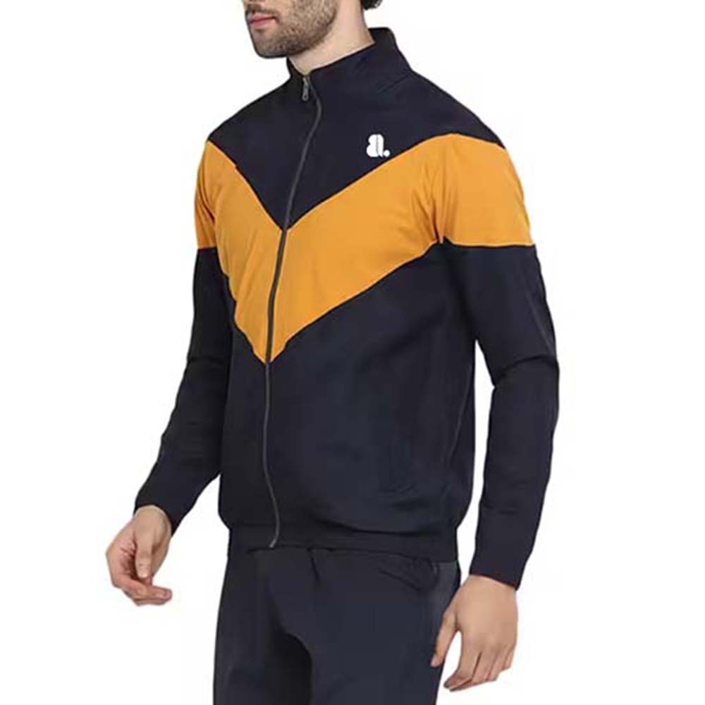 Block Zipper Track Suit Men - Image 4