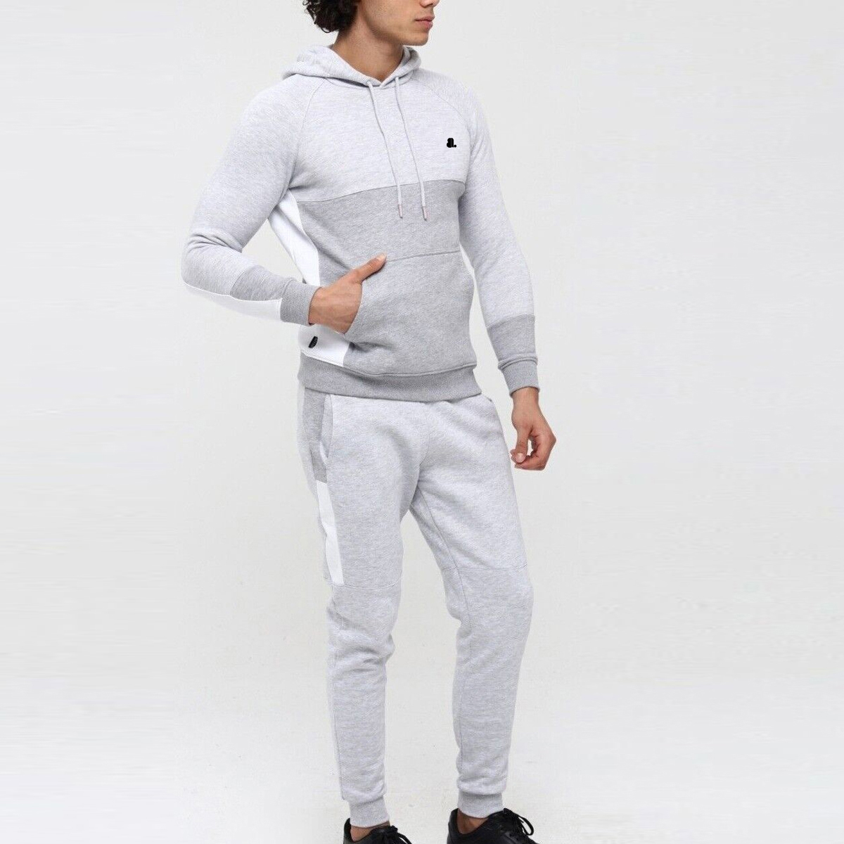 Block Pull Over Track Suit Men - Image 5