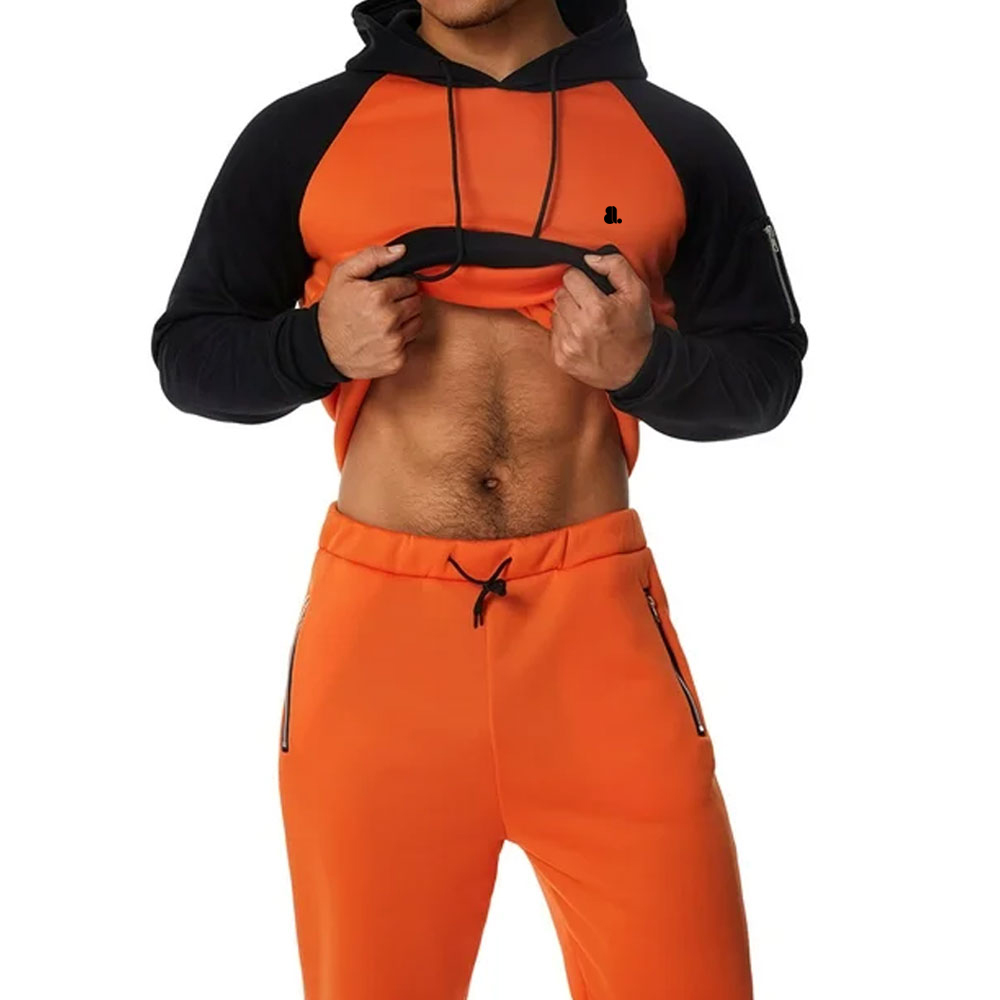 Block Pull Over Track Suit Men - Image 5
