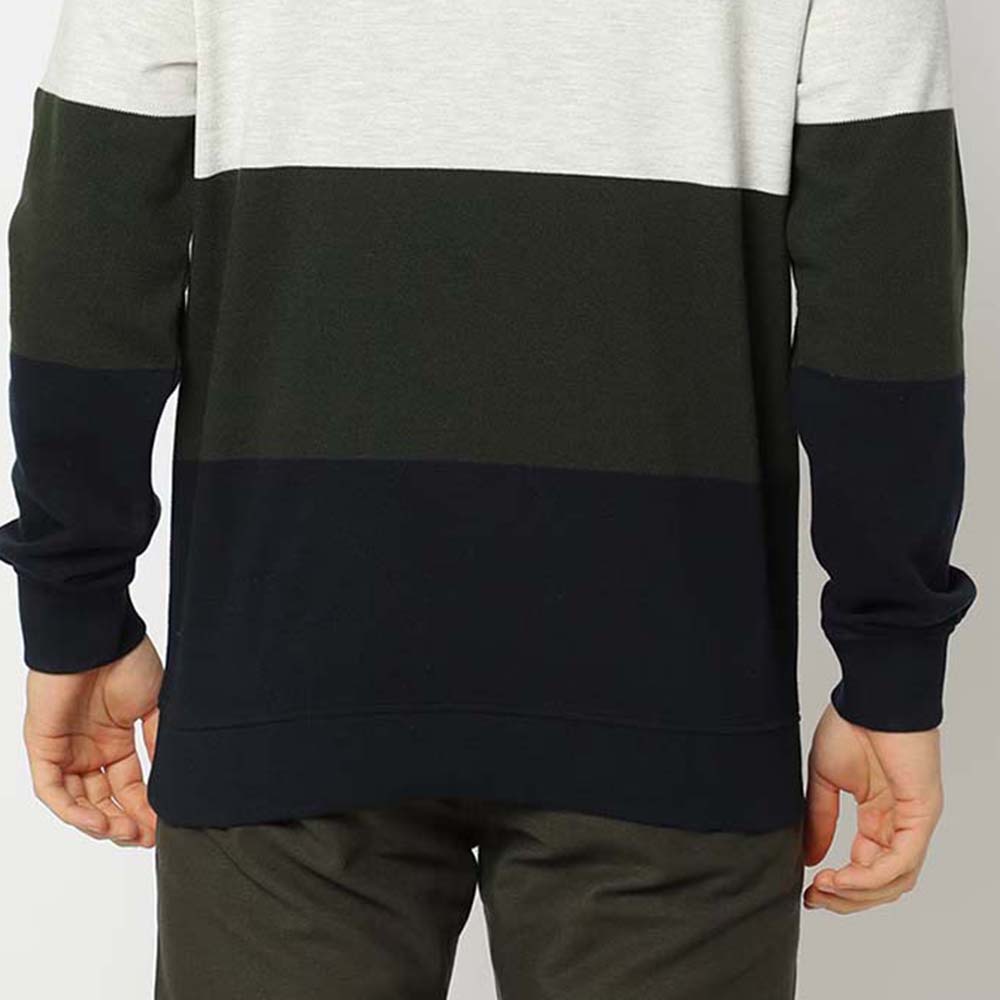 Men Block Sweat Shirt - Image 6