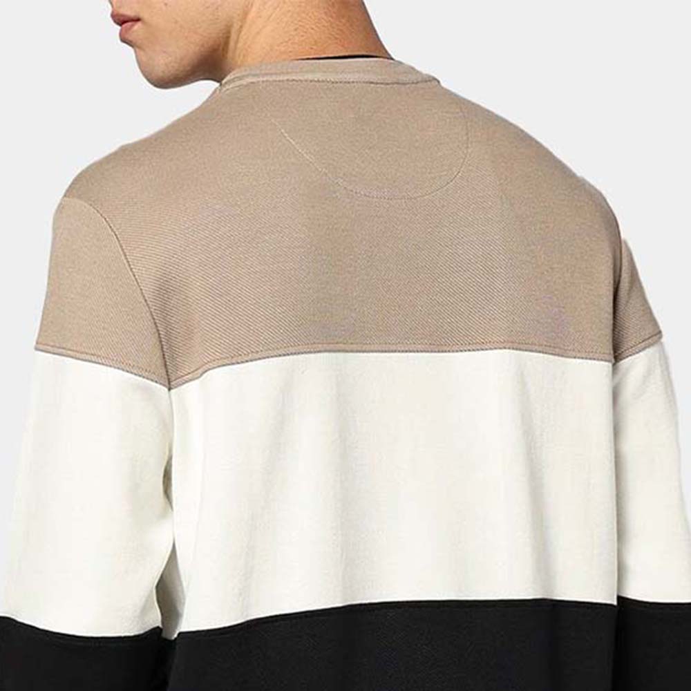 Men Block Sweat Shirt - Image 4