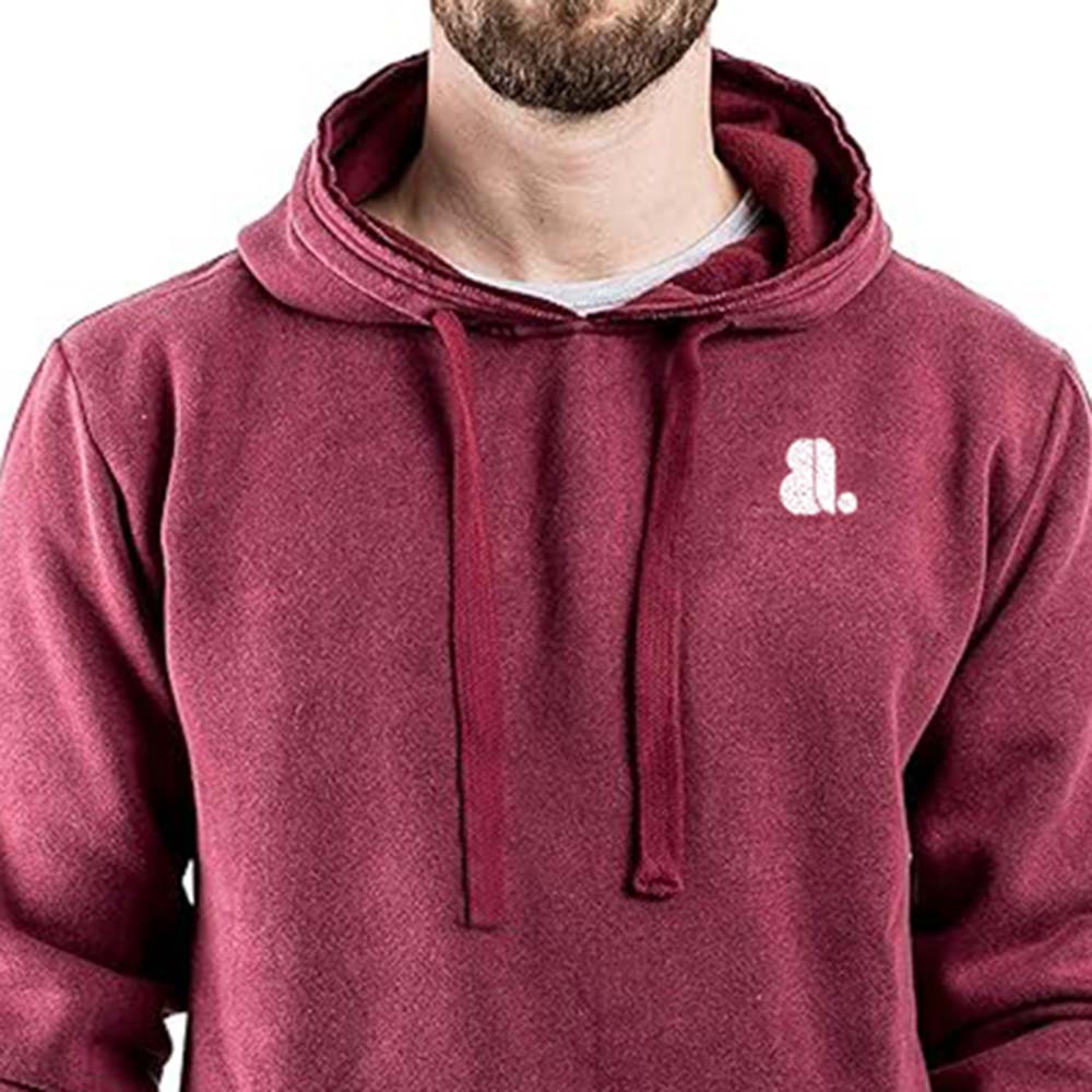 Acid Wash Pullover Hoodie Men - Image 6