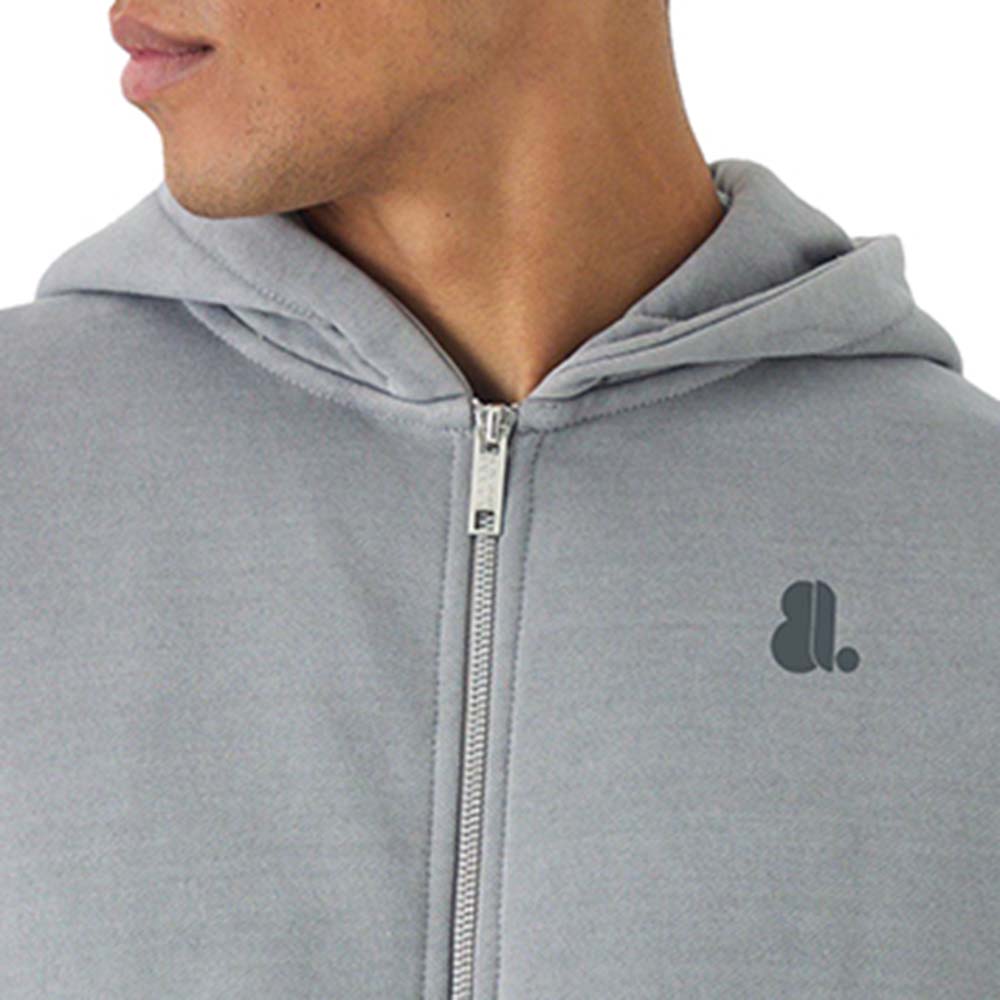 Acid Wash Zipper Hoodie Men - Image 5