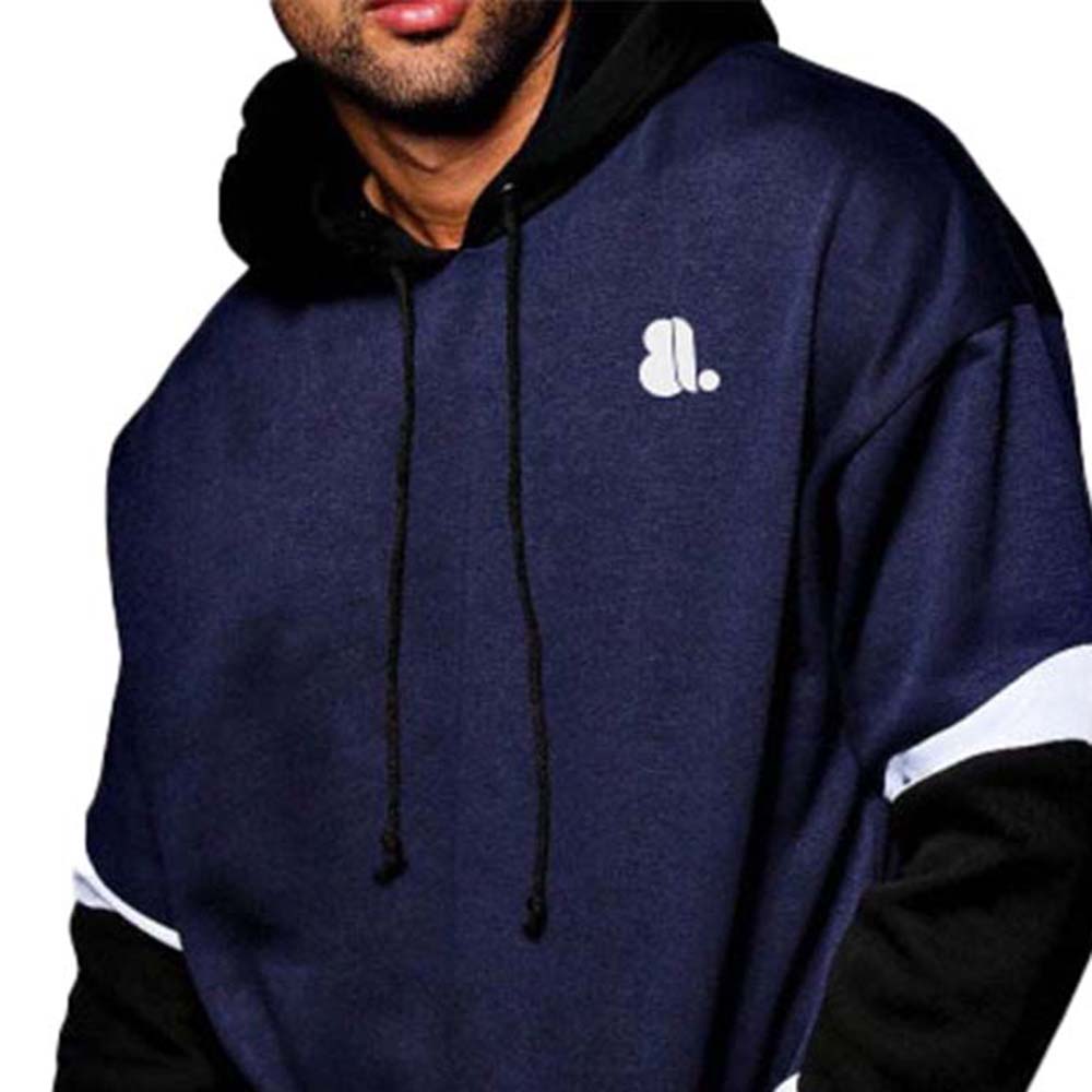 Block Pull Over Hoodie Men - Image 3