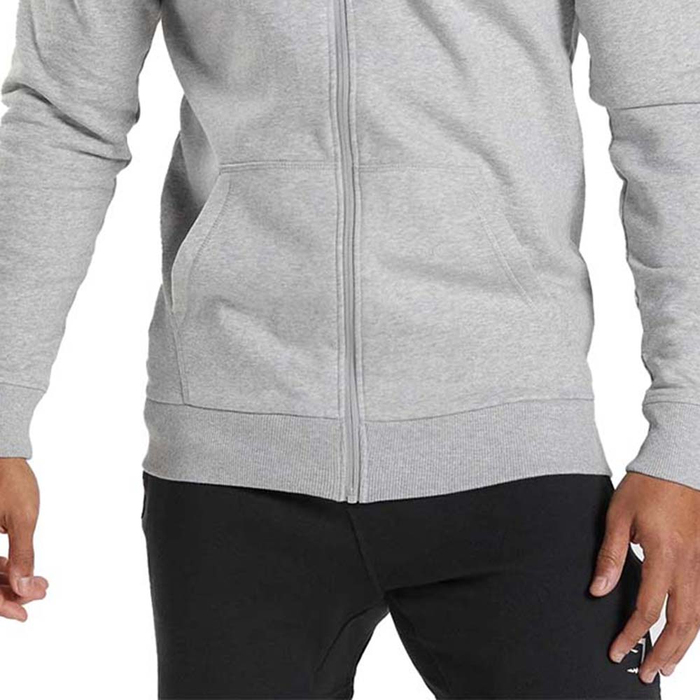 Single Color Zipper Hoodie Men - Image 6