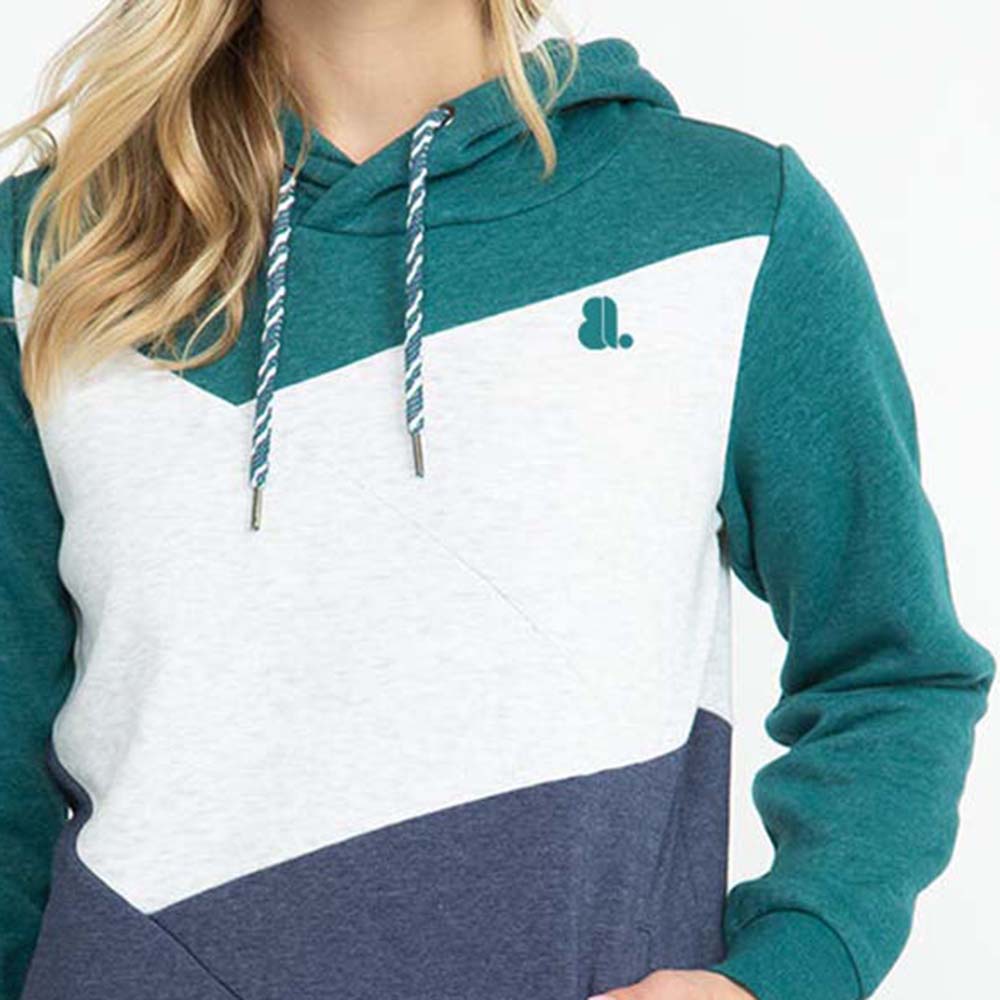 Blok Pull Over Hoodie Women - Image 6