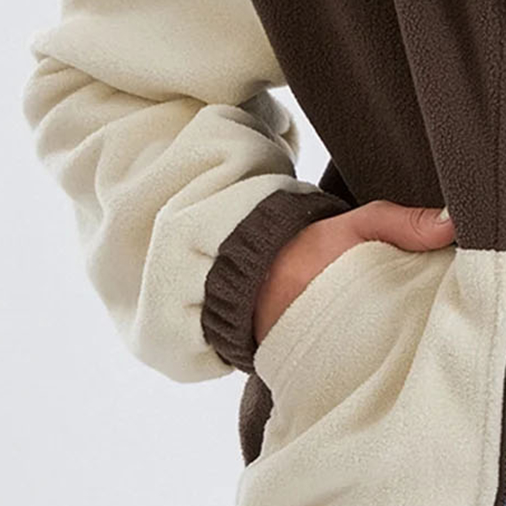 Blok Zipper Hoodie Women - Image 6