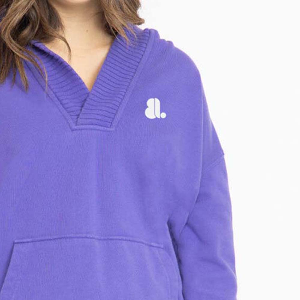 Single Color Pull Over Hoodie Women - Image 5