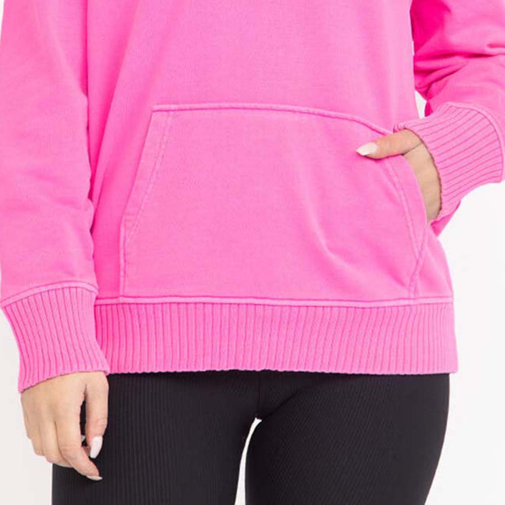 Single Color Pull Over Hoodie Women - Image 6