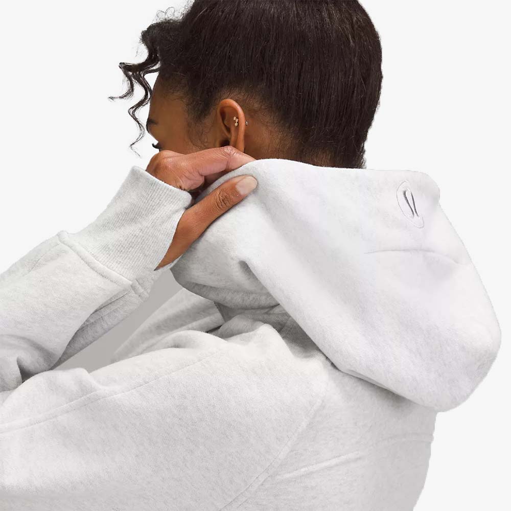 Single Color Zipper Hoodie Women - Image 6