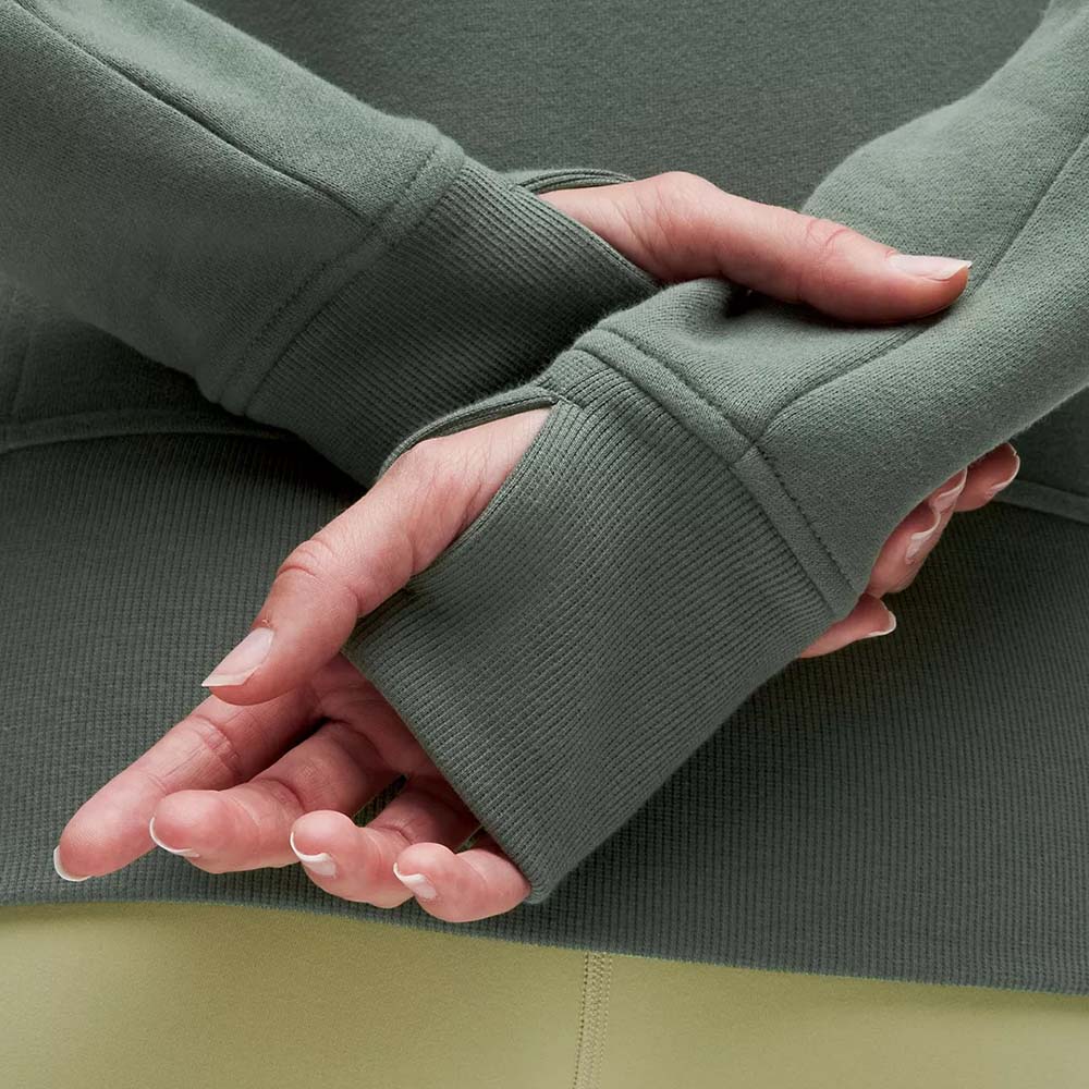 Single Color Zipper Hoodie Women - Image 6