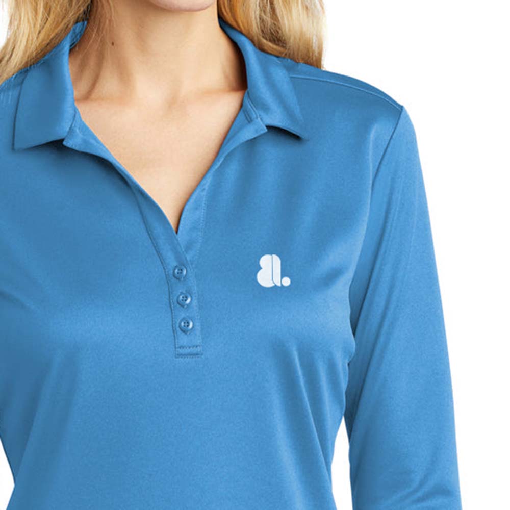 Women Long Placket Sleeve T-Shirt - Image 5