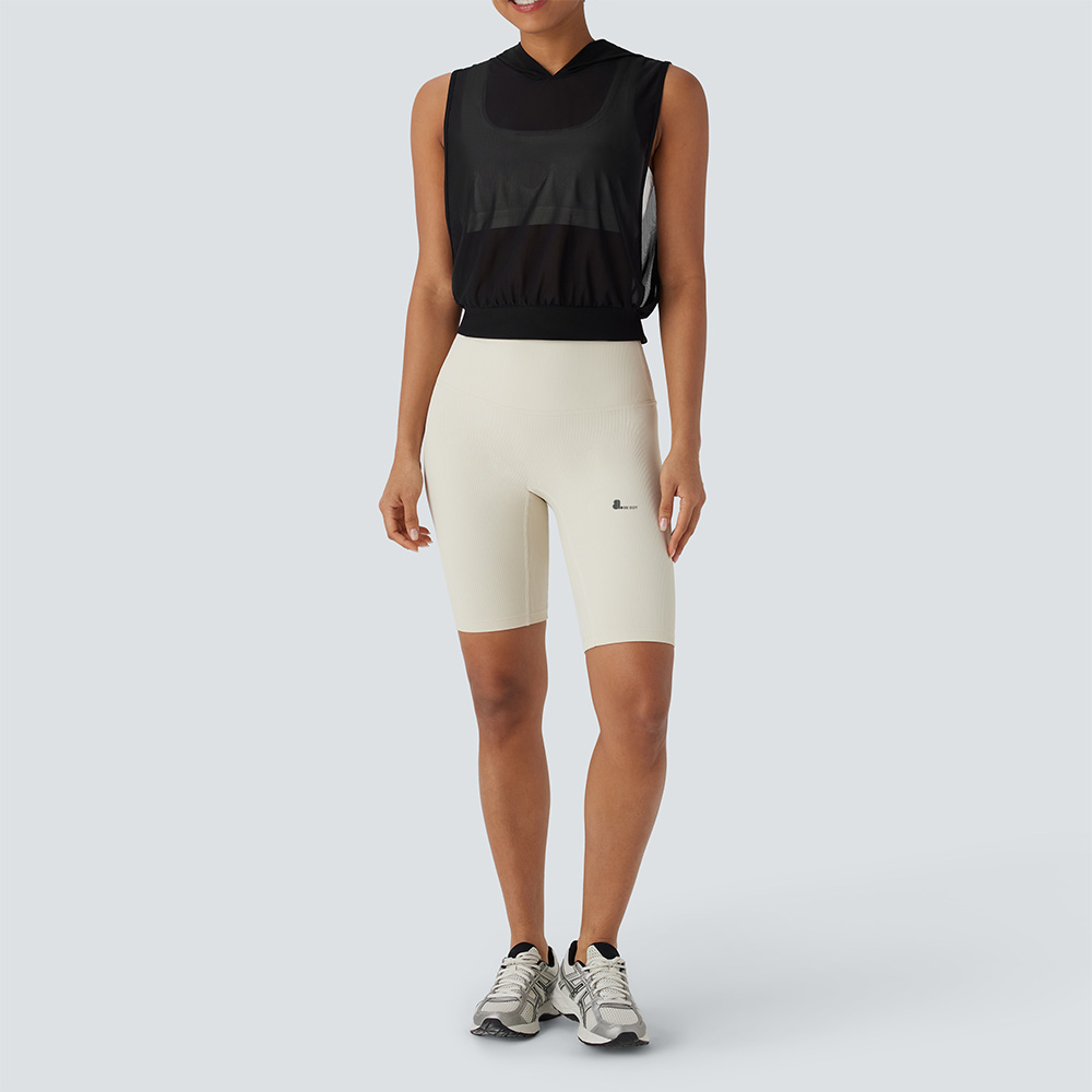 Women Hoodie Tank Top