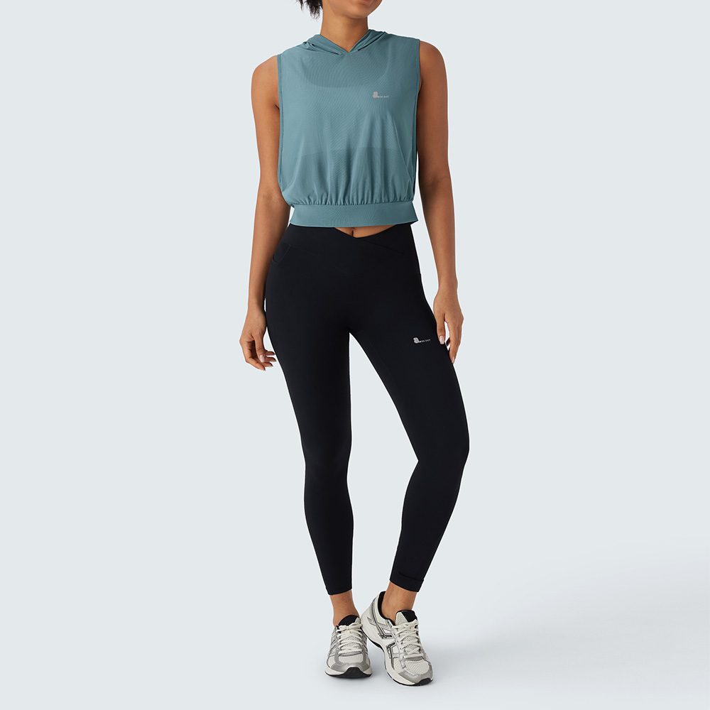 Women Hoodie Tank Top