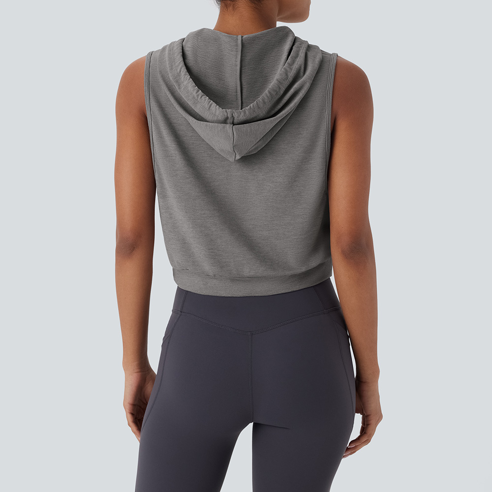 Women Hoodie Tank Top