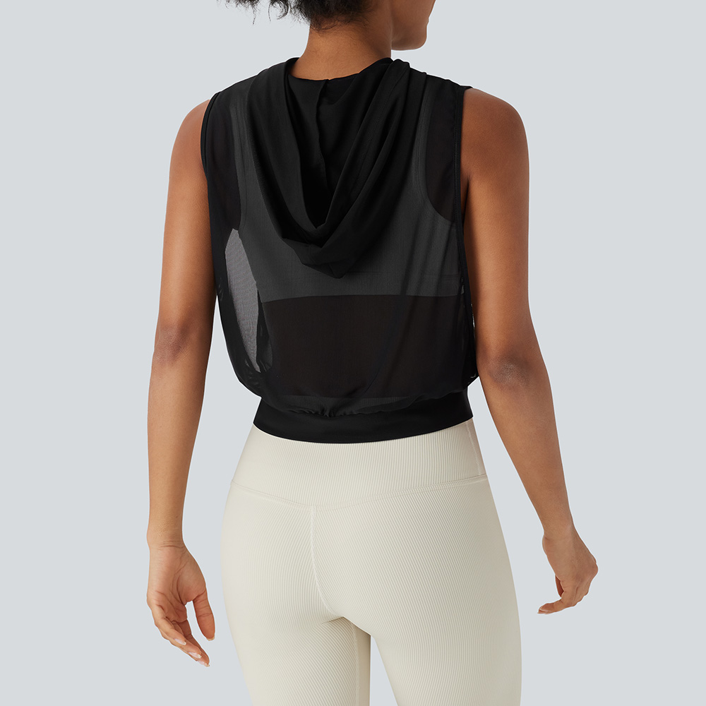 Women Hoodie Tank Top