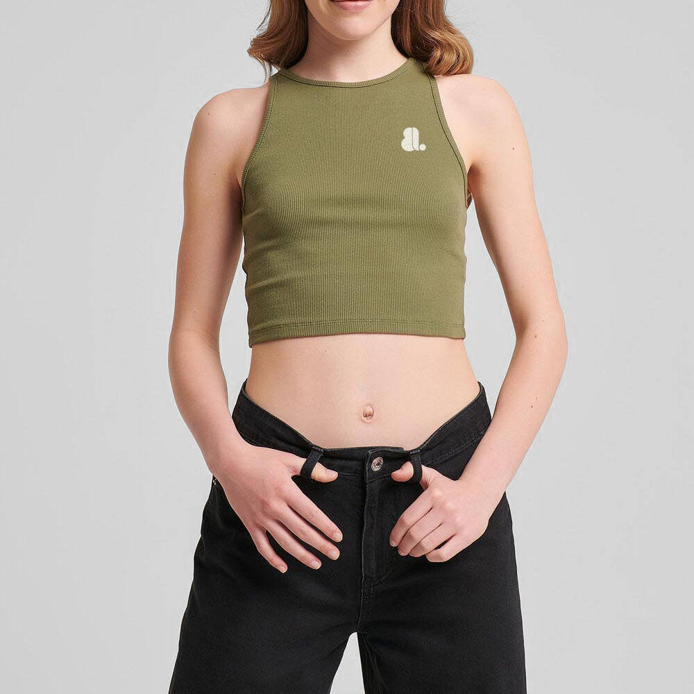 Women Ribbed Tank Top