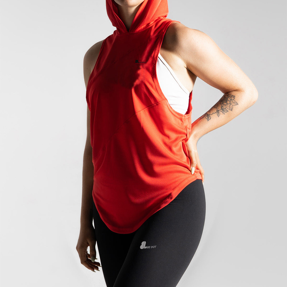 Women Hoodie Tank Top - Image 4