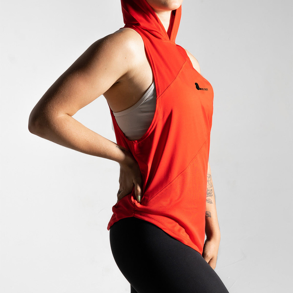 Women Hoodie Tank Top - Image 3