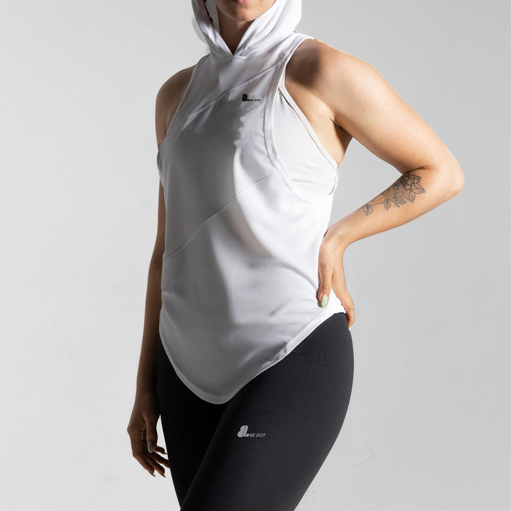 Women Hoodie Tank Top - Image 4