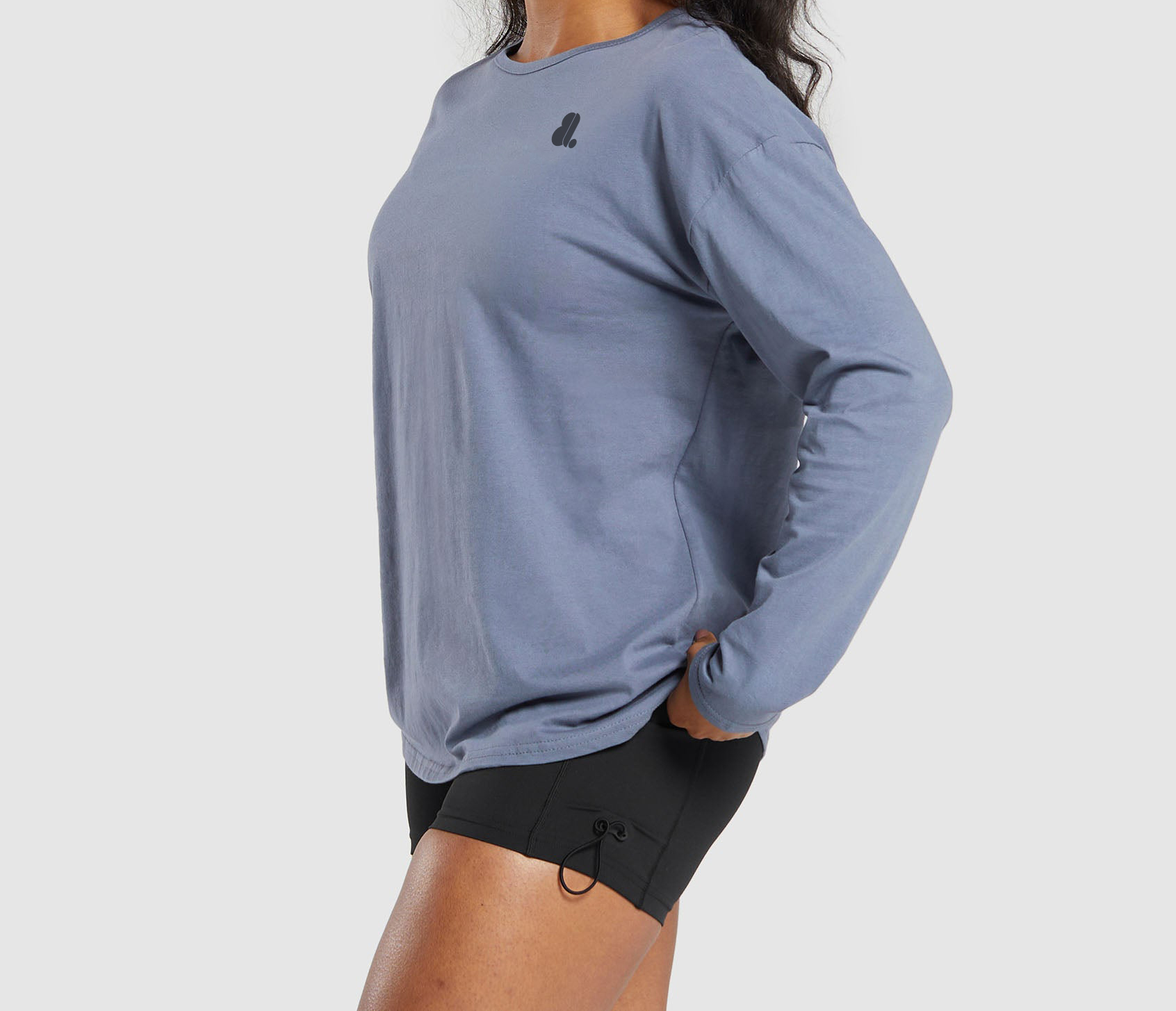 Women Long Sleeve Oversize Solid Color - Image 4