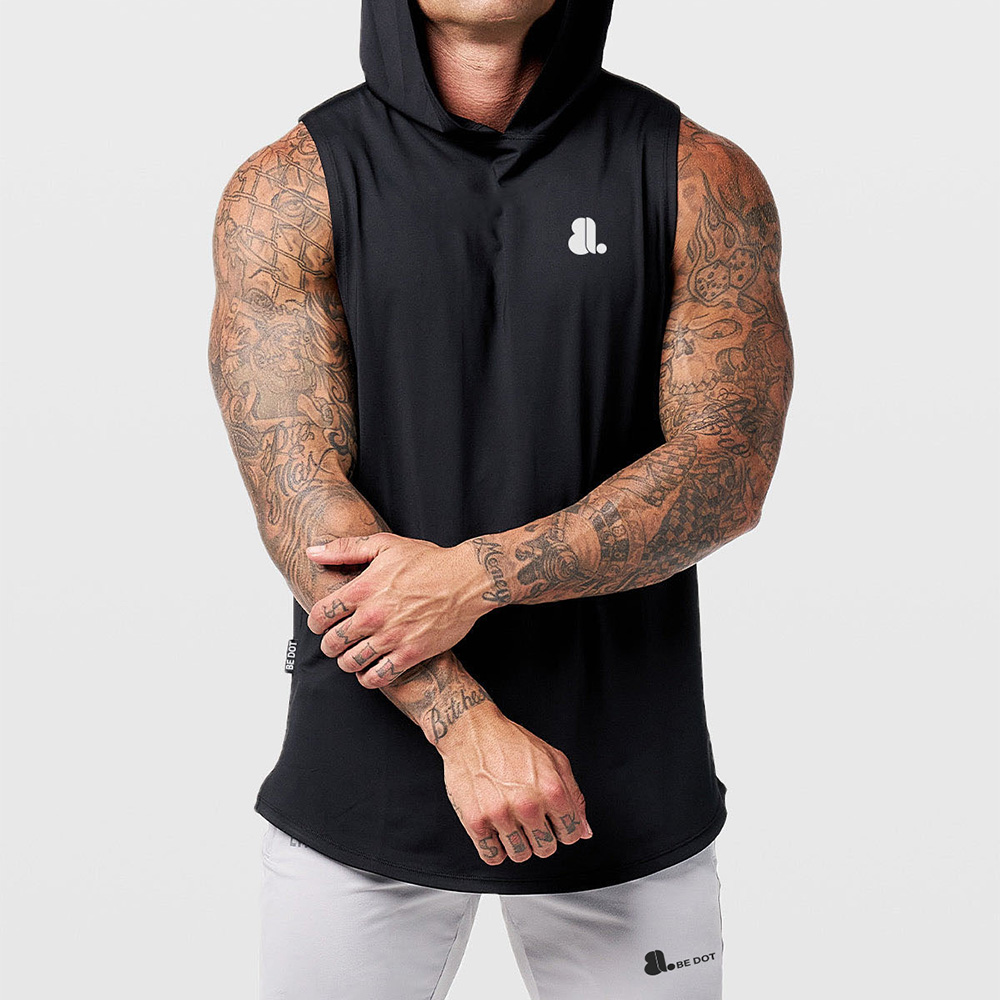 Men Hoodie Tank Top