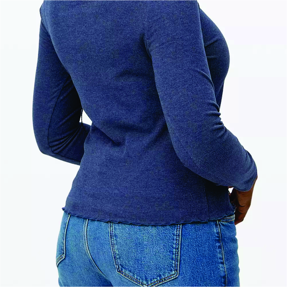 Women Long Sleeve Round Neck T-Shirts - Image 6