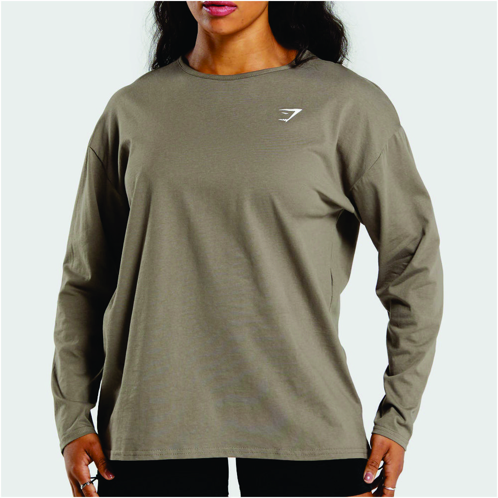 Women Long Sleeve Oversize Solid Color
