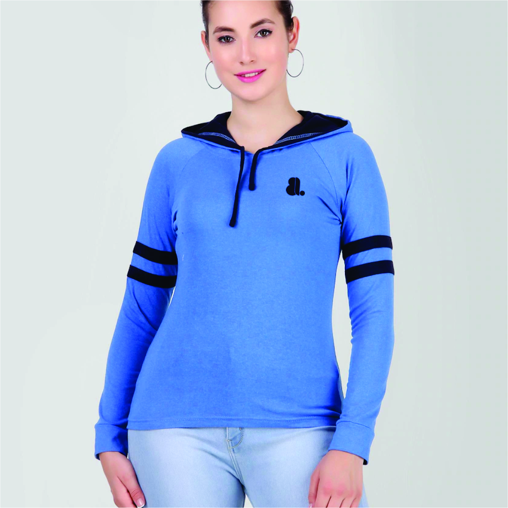 Women Long Sleeve T-Shirt Hoodie