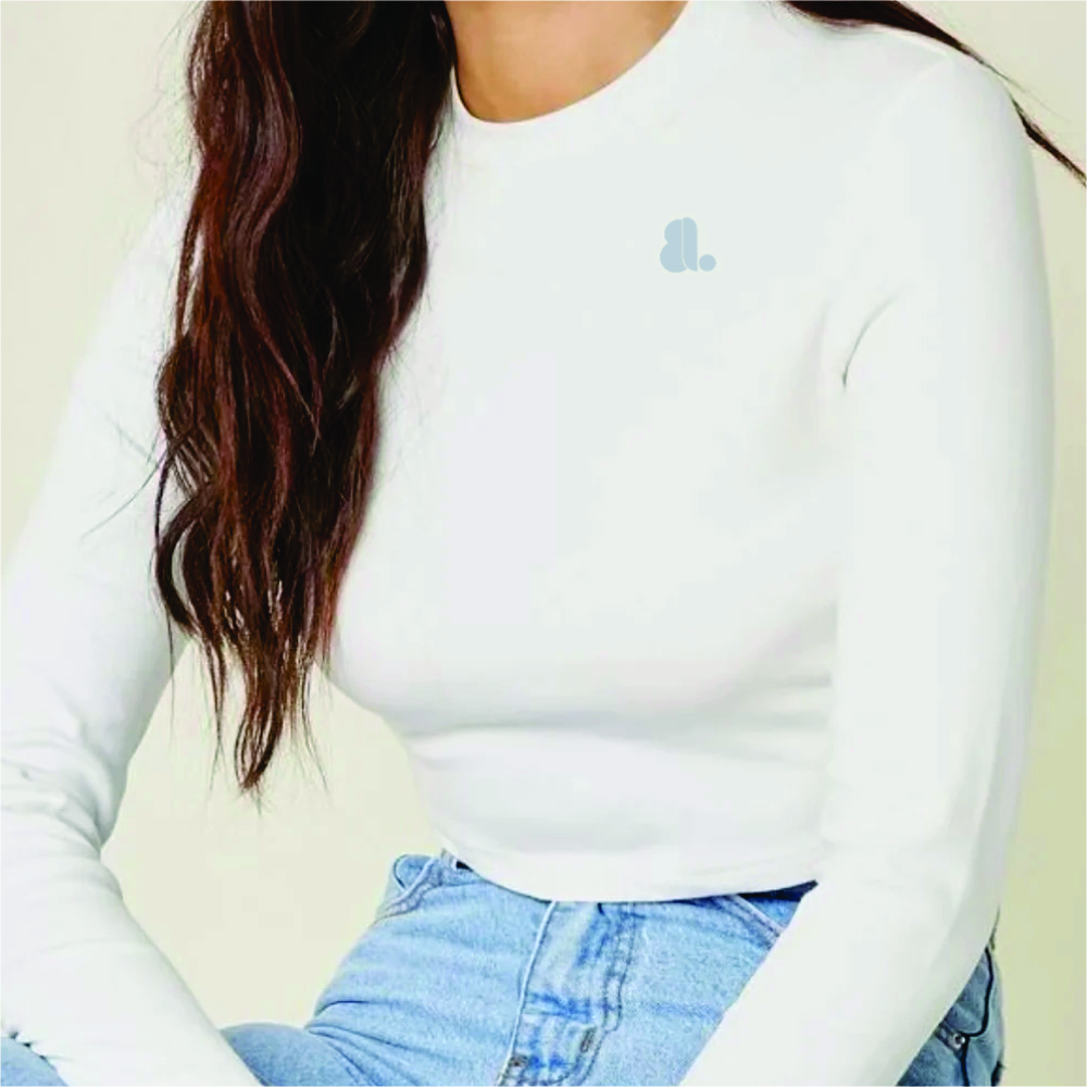 Women Long Sleeve Crop Top T-Shirts - Image 7