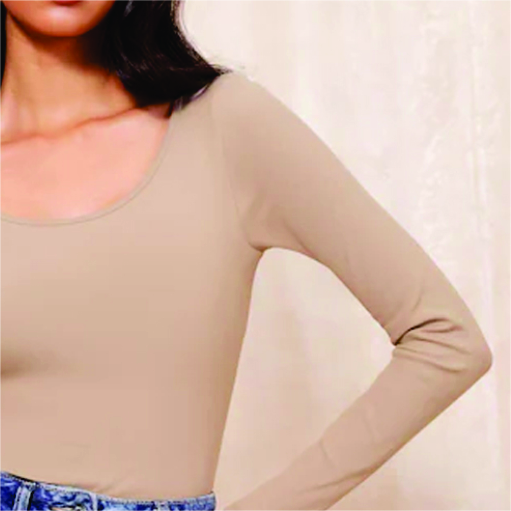 Women Long Sleeve Scoop Neck T-Shirts - Image 4