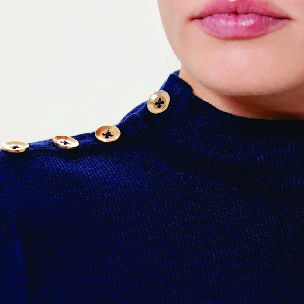 Women Long Sleeve Turtle Neck T-Shirts - Image 6