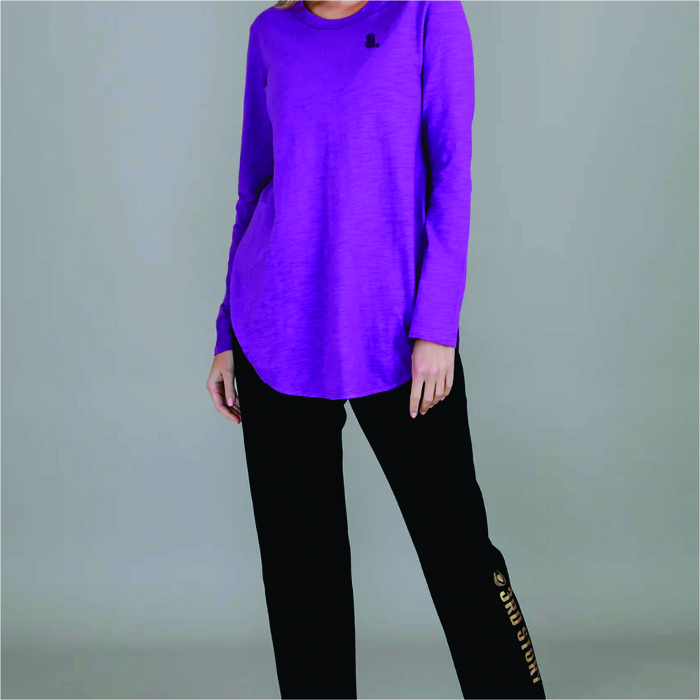 Women Long Sleeve Longline T-Shirts